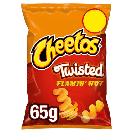 Cheetos Twisted Flamin' Hot Snacks 65g