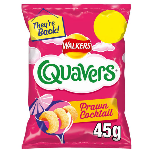 Walkers Quavers Prawn Cocktail Snacks 45g