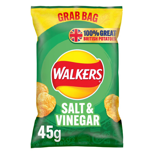 Walkers Salt & Vinegar Crisps 45g