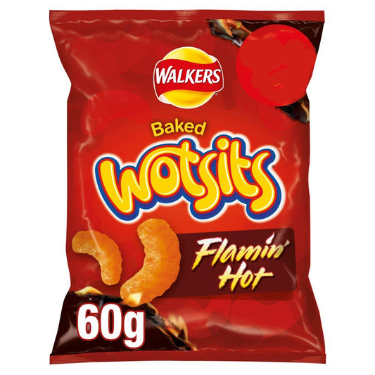 Walkers Wotsits Flamin Hot Snacks 60g