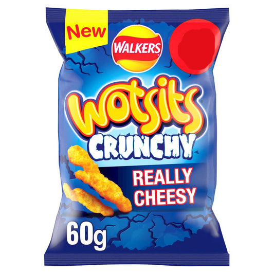 Walkers Wotsits Crunchy Really Cheesy Snacks 60g