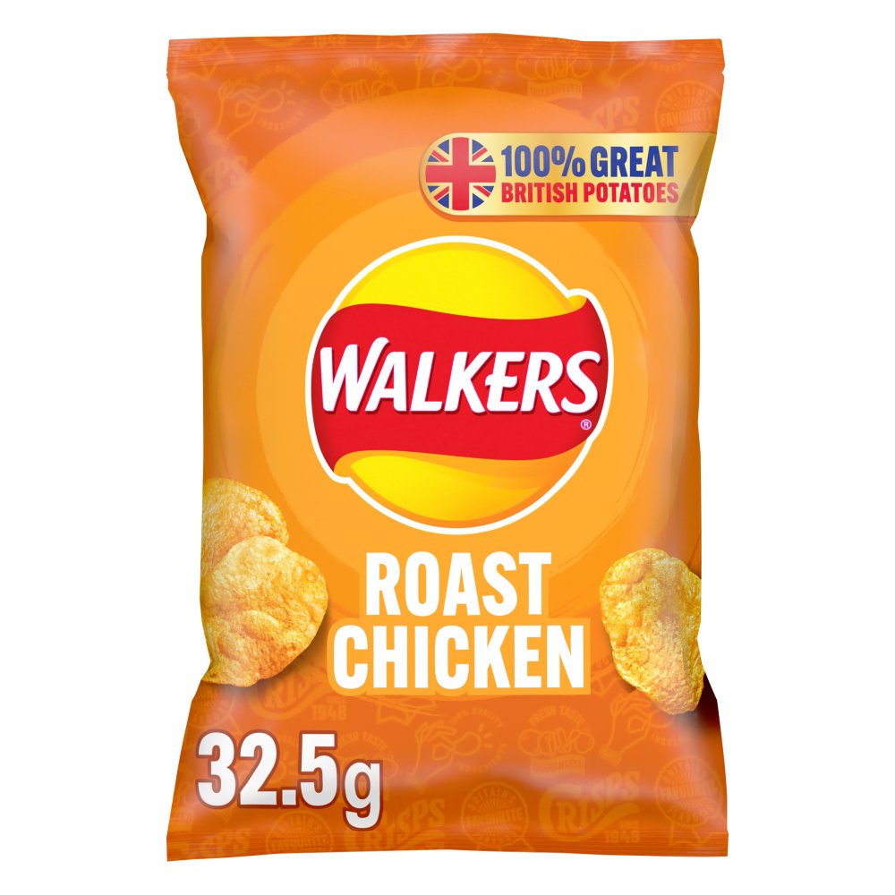 Walkers Roast Chicken Crisps 32.5g