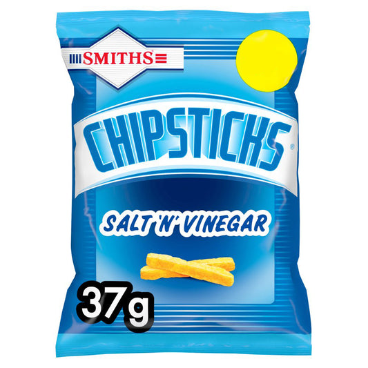 Smiths Chipsticks Salt & Vinegar Snacks 37g