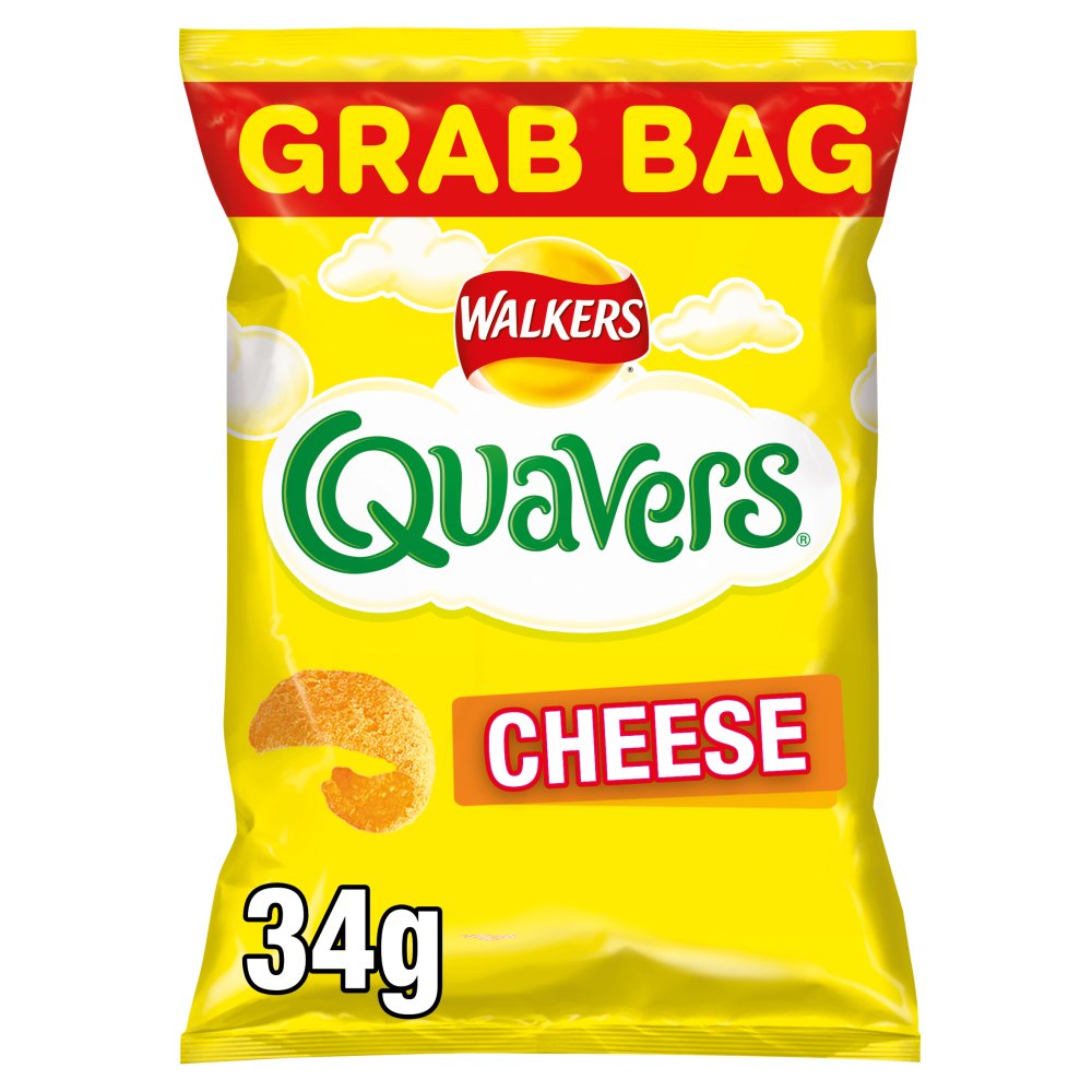 Walkers Quavers Cheese Snacks 34g