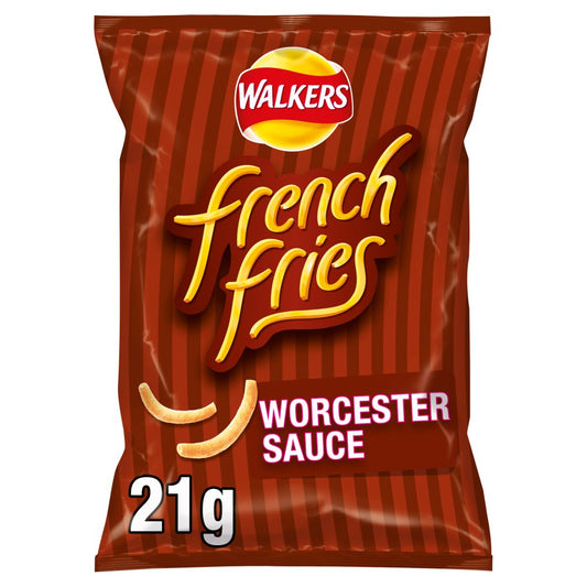 Walkers French Fries Worcester Sauce Snacks 21g