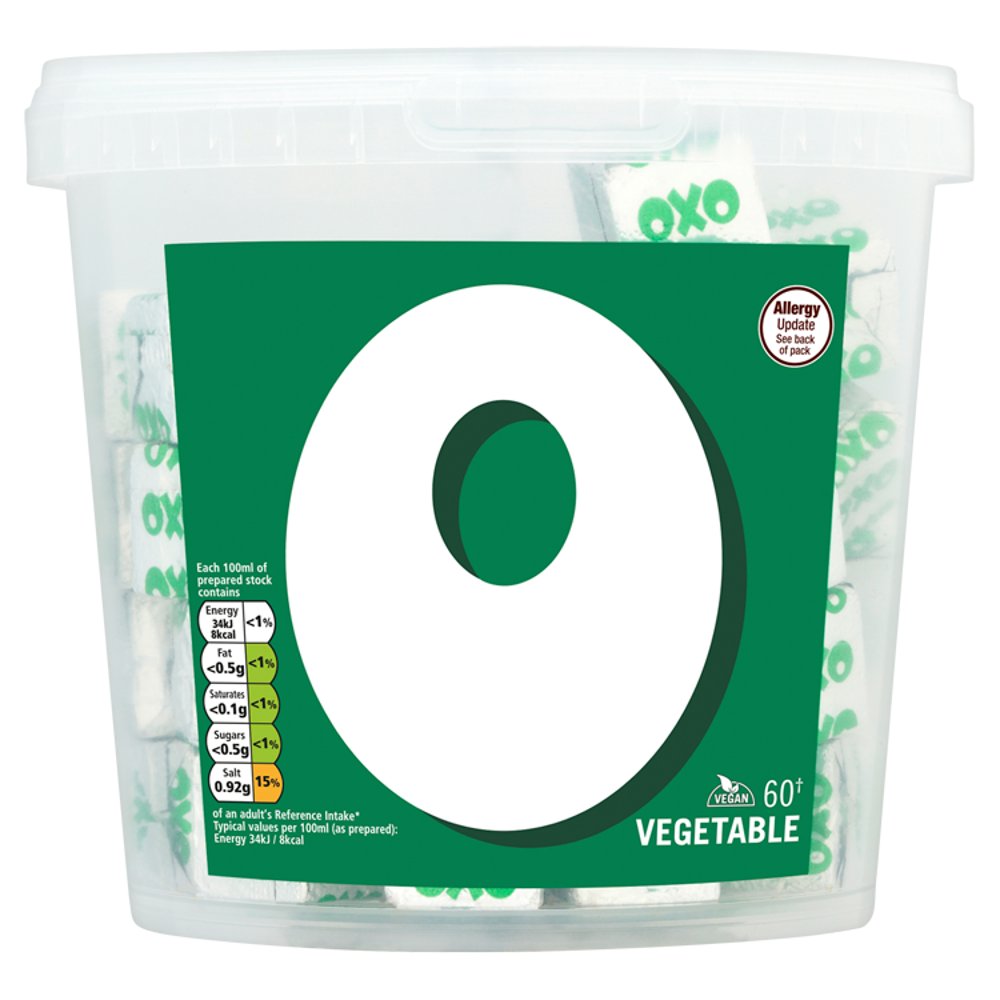 Oxo Vegetable Stock Cubes 378g