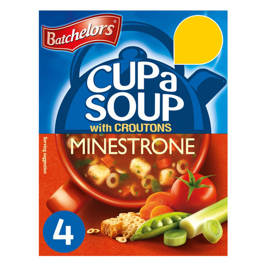 Batchelors Cup a Soup with Croutons Minestrone 4 Sachets 94g