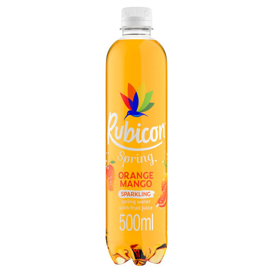 Rubicon Spring Orange Mango Flavoured Sparkling Spring Water 500ml