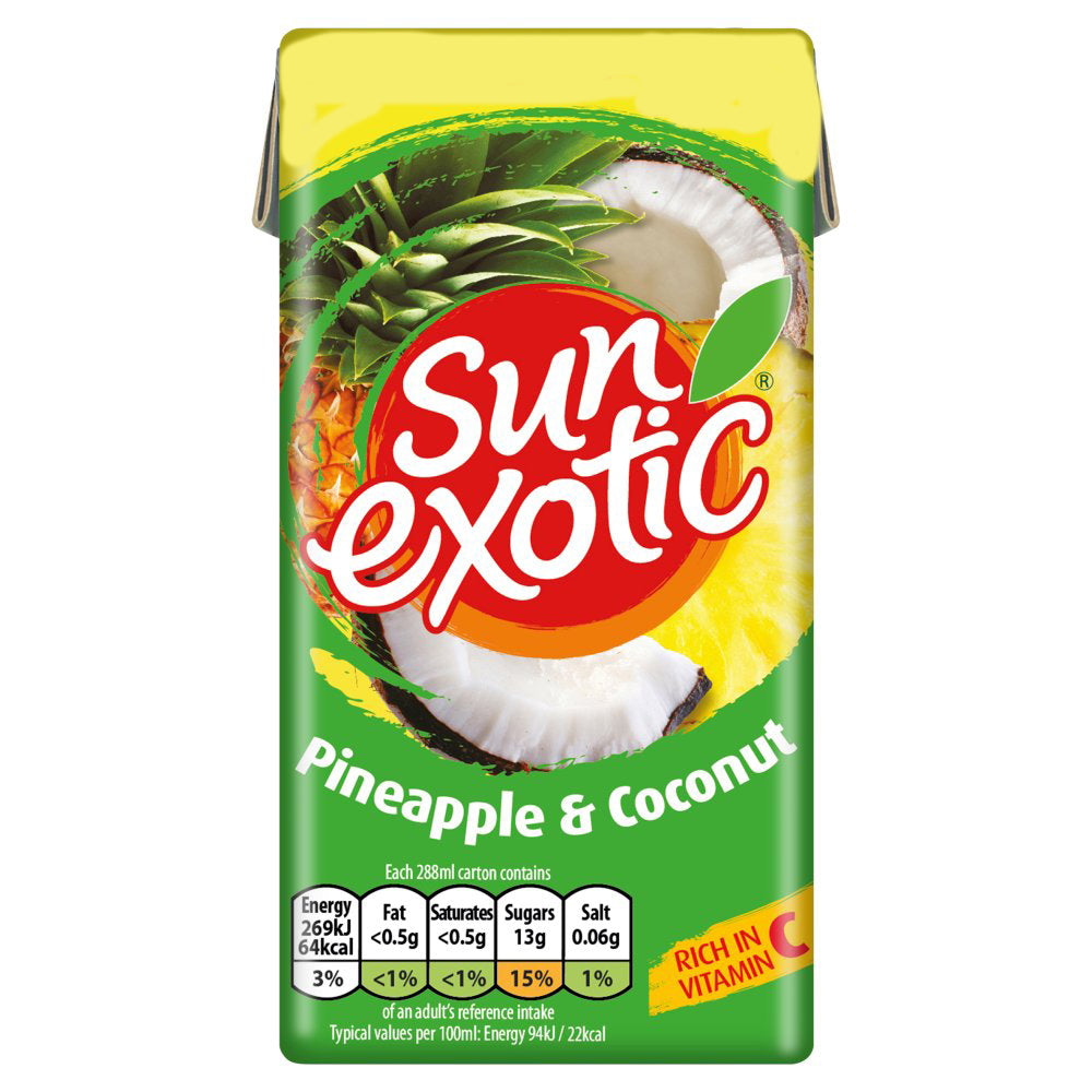 Sun Exotic Pineapple & Coconut 288ml