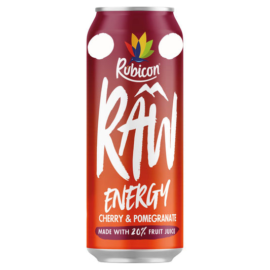 Rubicon Raw Energy Cherry & Pomegranate 500ml