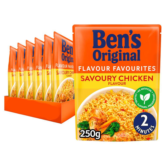 Bens Original Savoury Chicken Microwave Rice 250g