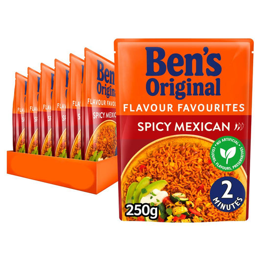 Bens Original Spicy Mexican Microwave Rice 250g