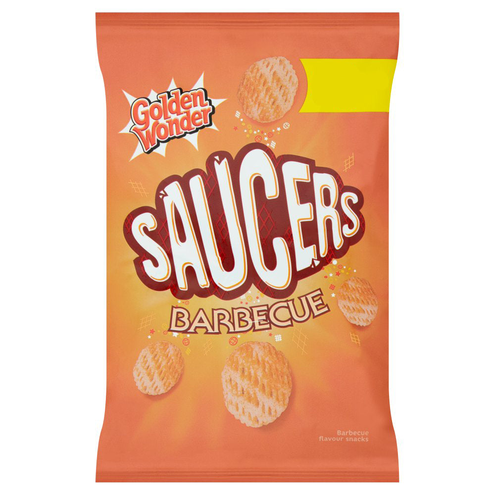 Golden Wonder Saucers Barbecue Flavour Snacks 65g