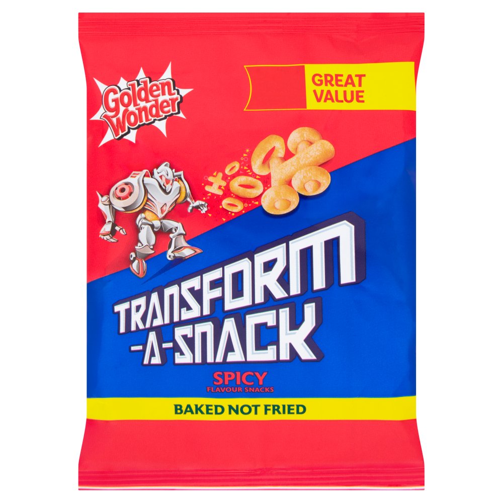 Golden Wonder Transform-A-Snack Spicy Flavour Snacks 27g