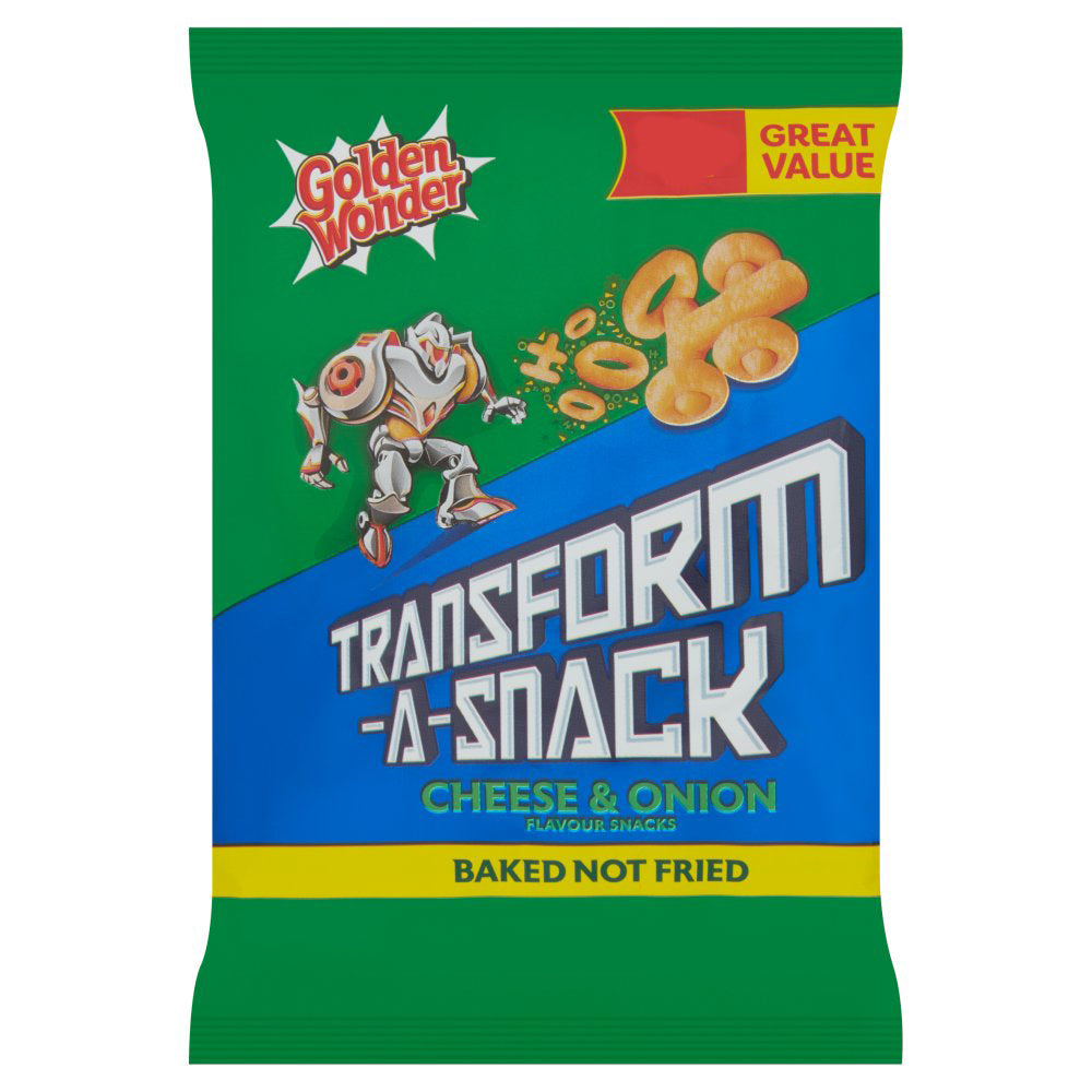 Golden Wonder Transform-A-Snack Cheese & Onion Flavour Snacks 27g