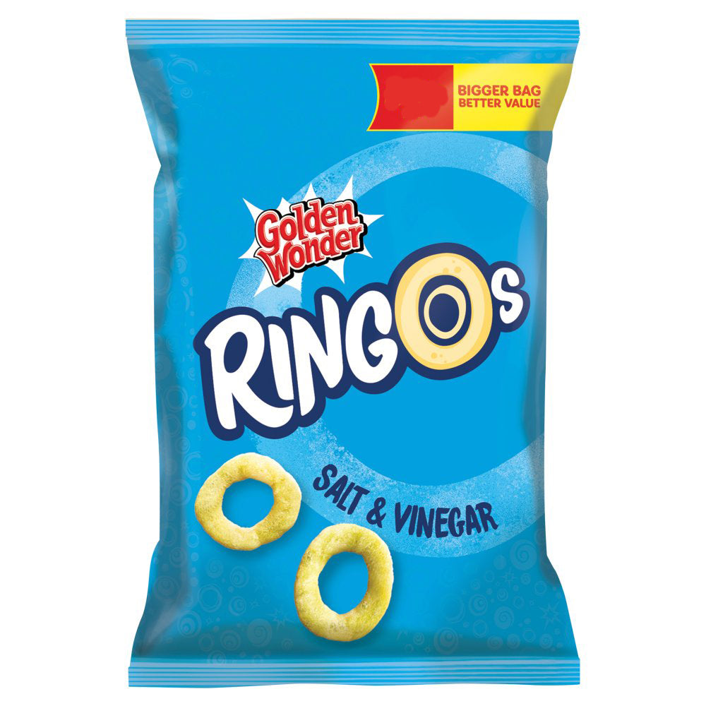 Golden Wonder Ringos Salt & Vinegar 40g