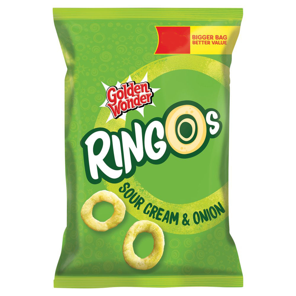 Golden Wonder Ringos Sour Cream & Onion 25g