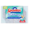 Spontex 2 Washups Non Scratch Sponge Scourers