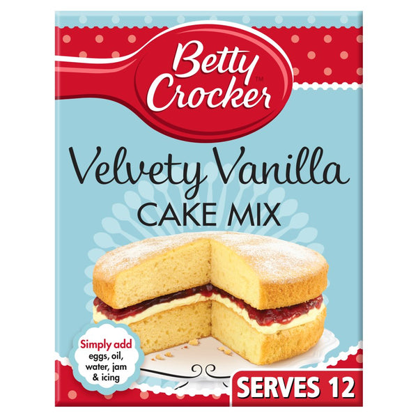 Betty Crocker Velvety Vanilla Cake Mix 425g - My Africa Caribbean