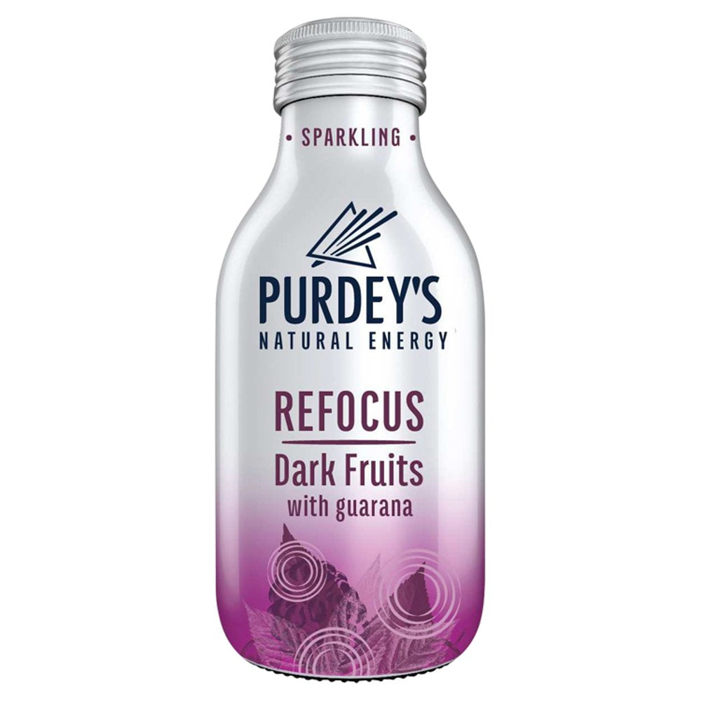 PURDEY'S Natural Energy Refocus Sparkling Dark Fruits with Guarana 330ml