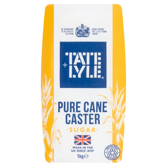 Tate & Lyle Pure Cane Caster Sugar 1kg