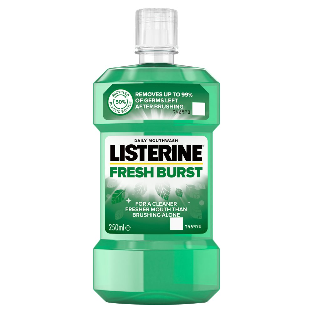 Listerine Essentials Fresh Burst Mouthwash 250ml