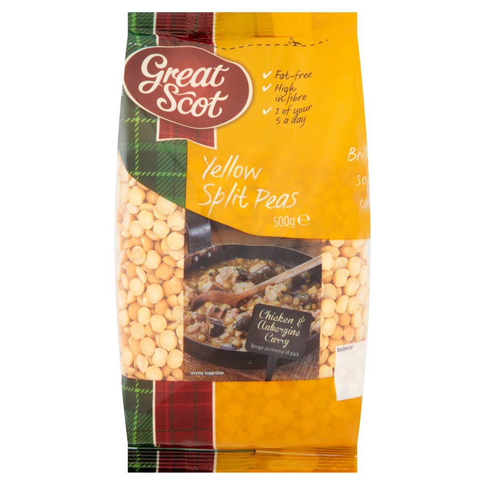 Great Scot Yellow Split Peas 500g