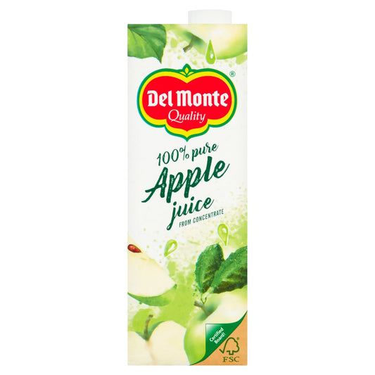 Del Monte 100% Pure Apple Juice from Concentrate 1 Litre