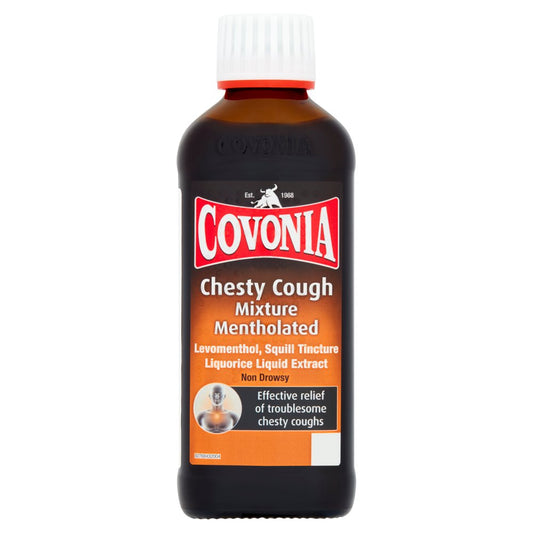 Covonia Chesty Cough Mixture Mentholated 150ml