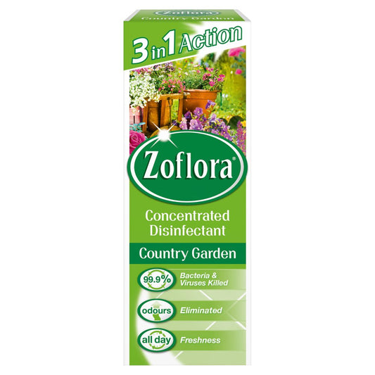 Zoflora 3 in 1 Action Concentrated Disinfectant Country Garden 120ml