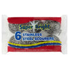 Super Bright 6 Stainless Steel Scourers