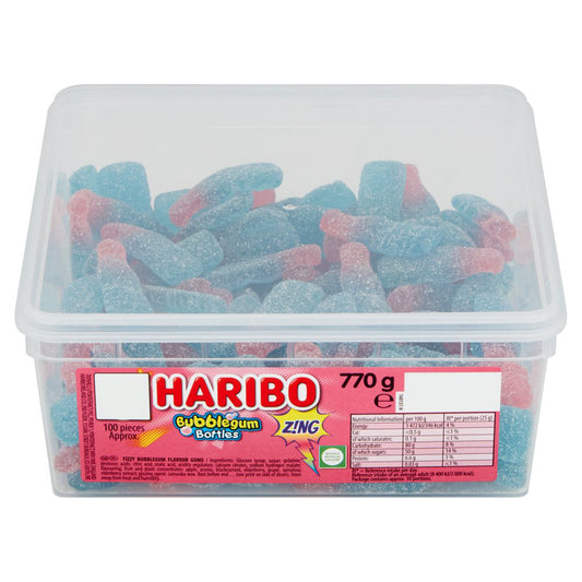 HARIBO Bubblegum Bottles Z!NG 770g