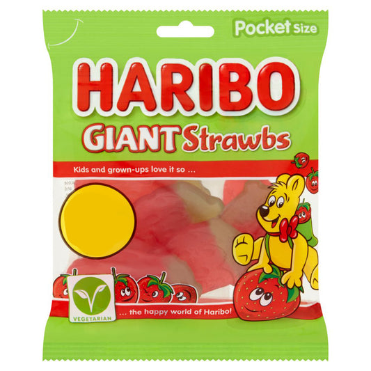 HARIBO Giant Strawbs 60g