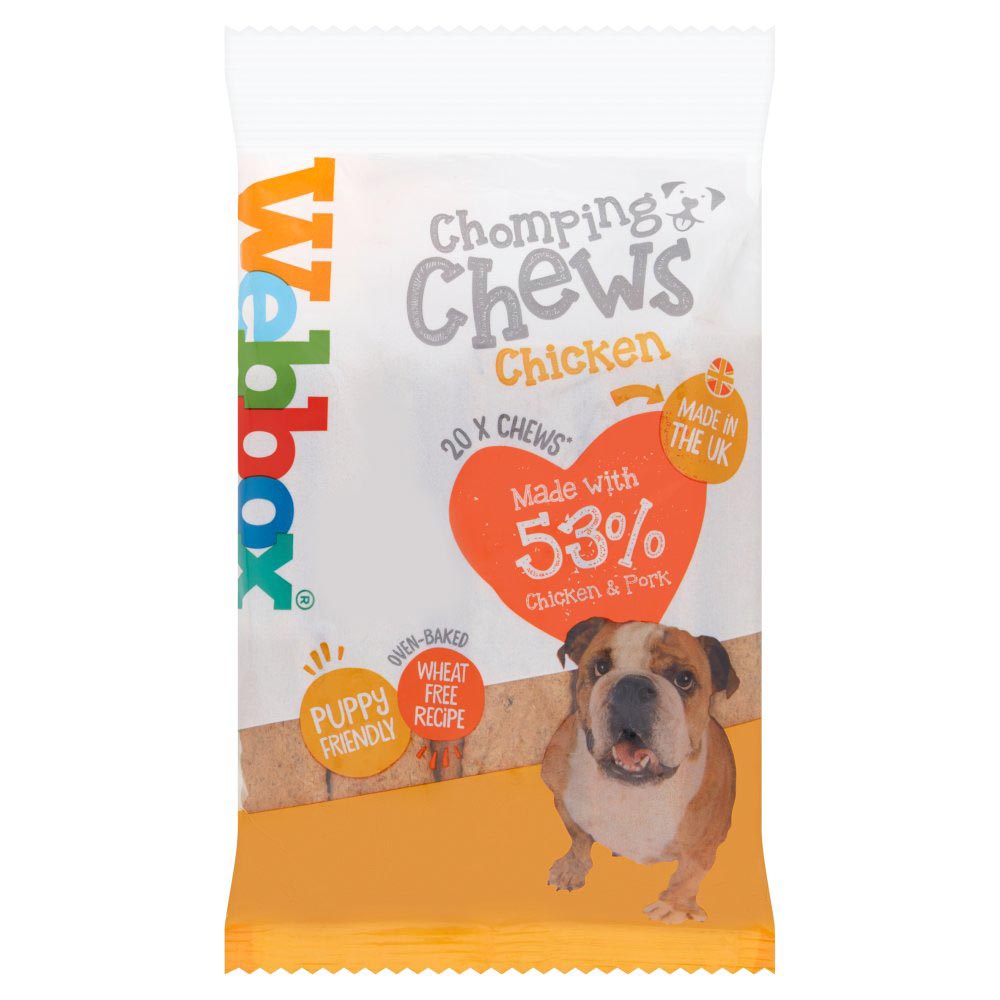 Webbox 20 Chomping Chews Chicken 200g