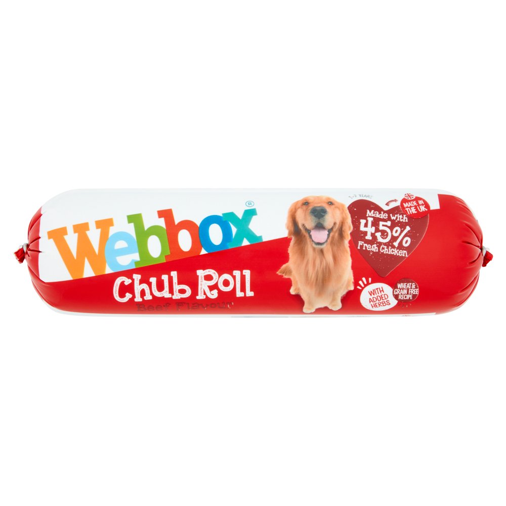 Webbox Chub Roll Beef Flavour 1-7 Years 720g