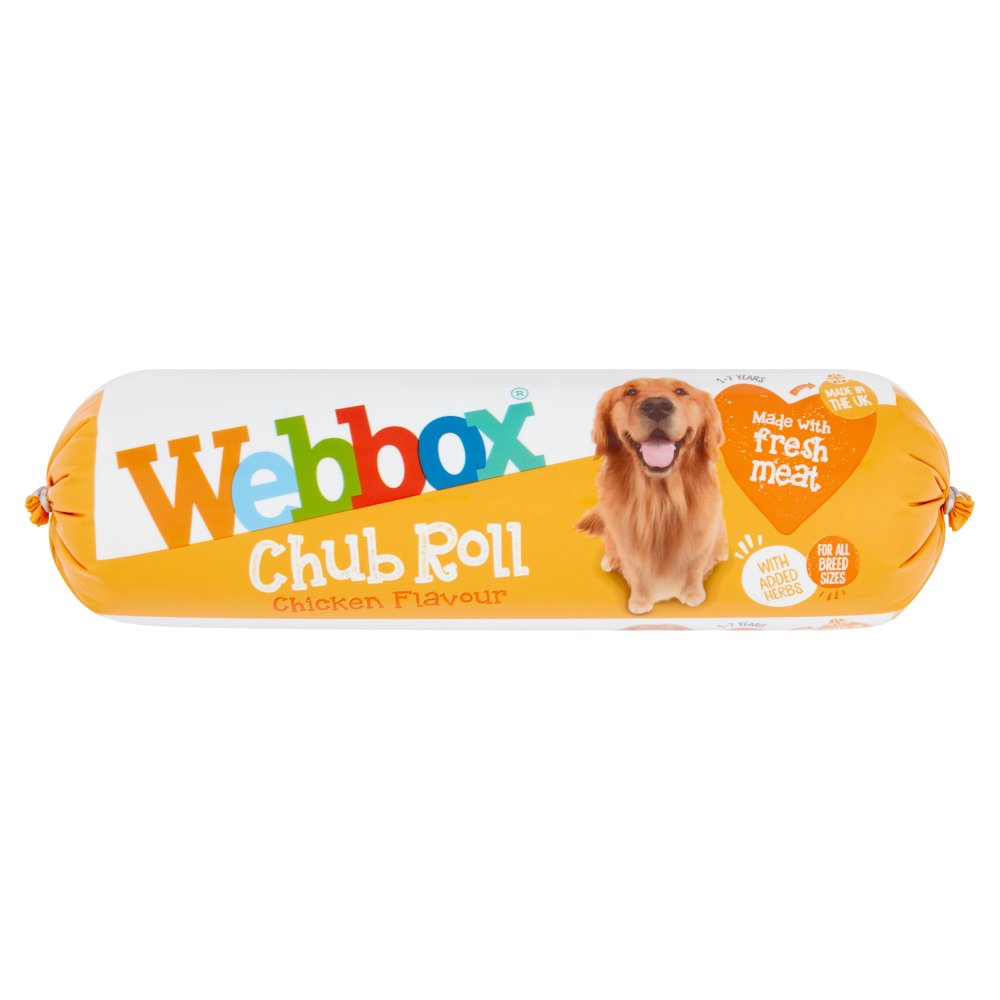 Webbox Chub Roll Chicken Flavour 1-7 Years 720g