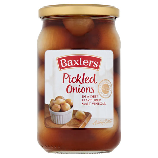 Baxters Pickled Onions in a Deep Flavoured Malt Vinegar 440g