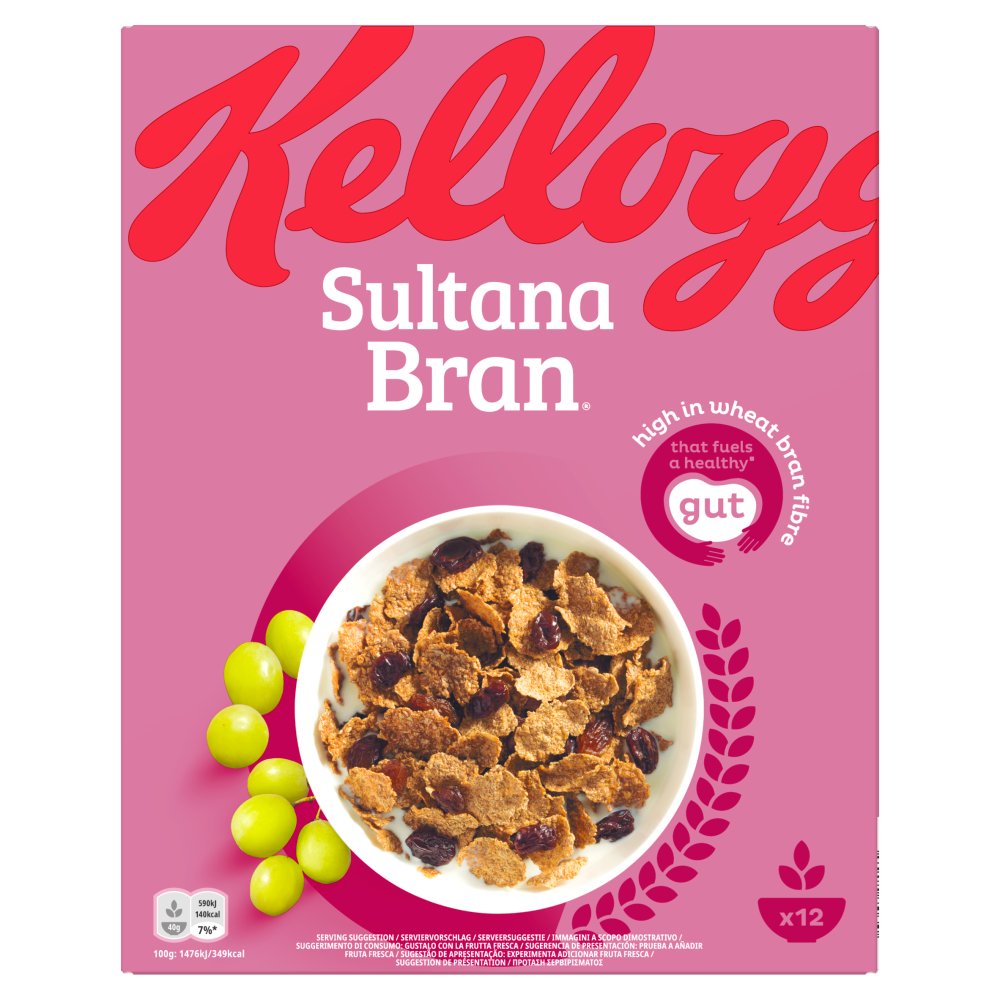 Kellogg's Sultana Bran Breakfast Cereal 500g