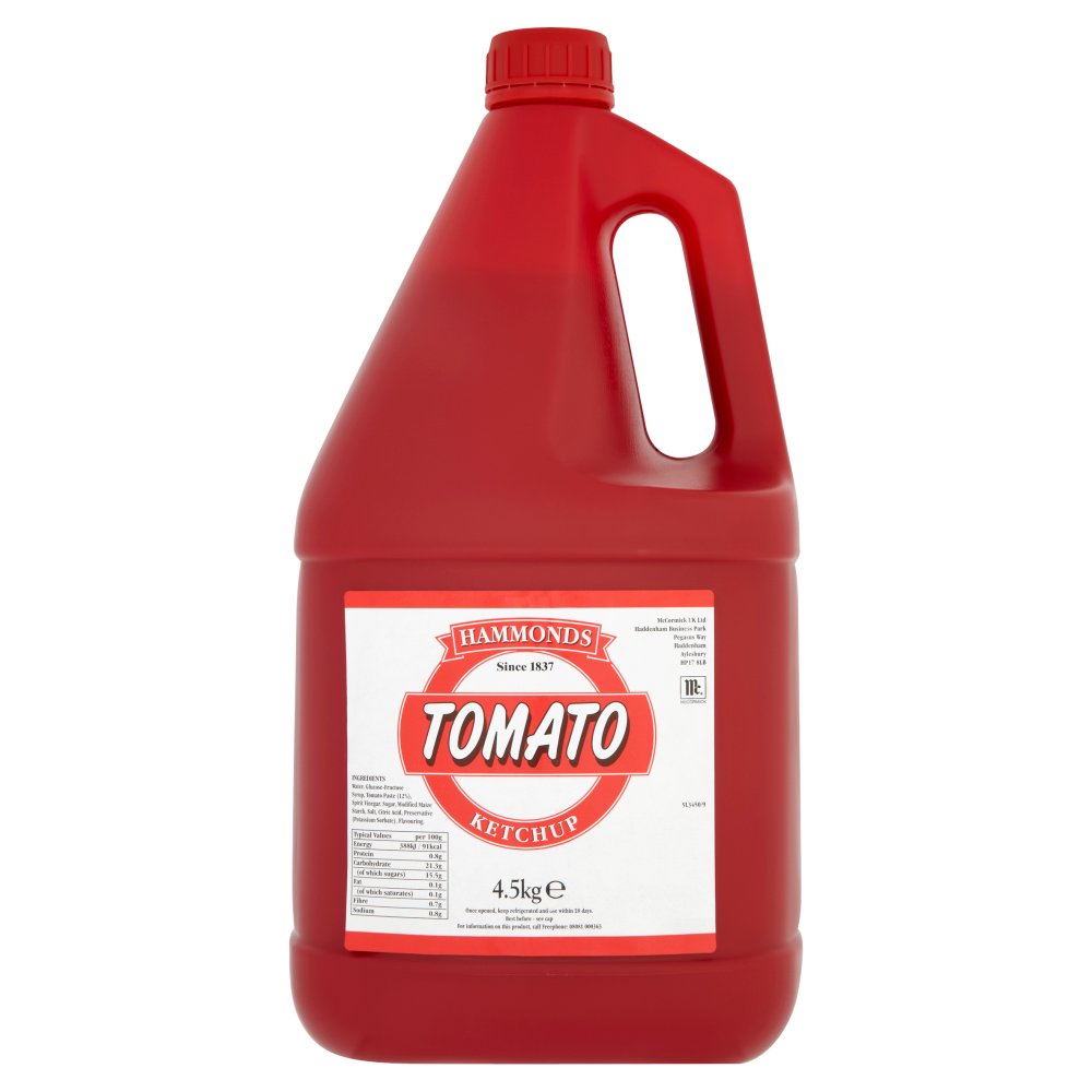 Hammonds Tomato Ketchup 4.5kg