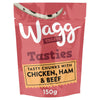 Wagg Tasties Treats Chicken, Ham & Beef 150g