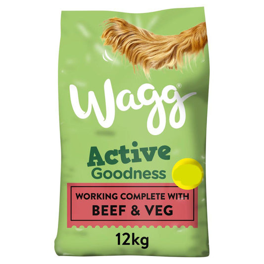 Wagg Active Goodness Rich in Beef & Veg 12kg
