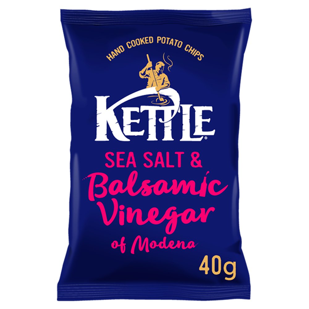 KETTLE® Chips Sea Salt & Balsamic Vinegar of Modena Crisps 40g