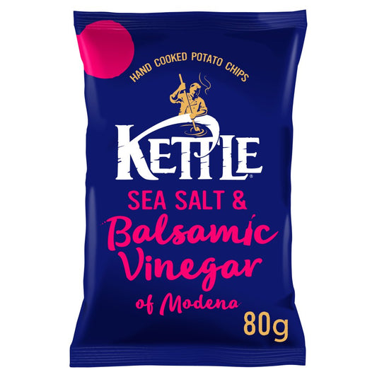 KETTLE® Chips Sea Salt & Balsamic Vinegar of Modena Crisps 80g