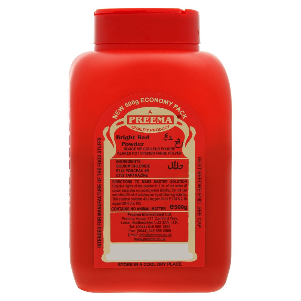 Preema Bright Red Powder 500g