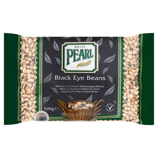 White Pearl Black Eye Beans 500g