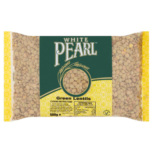 White Pearl Green Lentils 500g