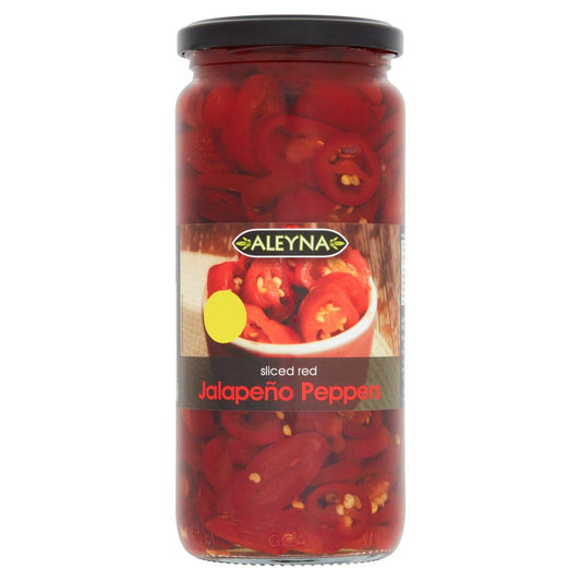 Aleyna Sliced Red Jalapeño Peppers 480g