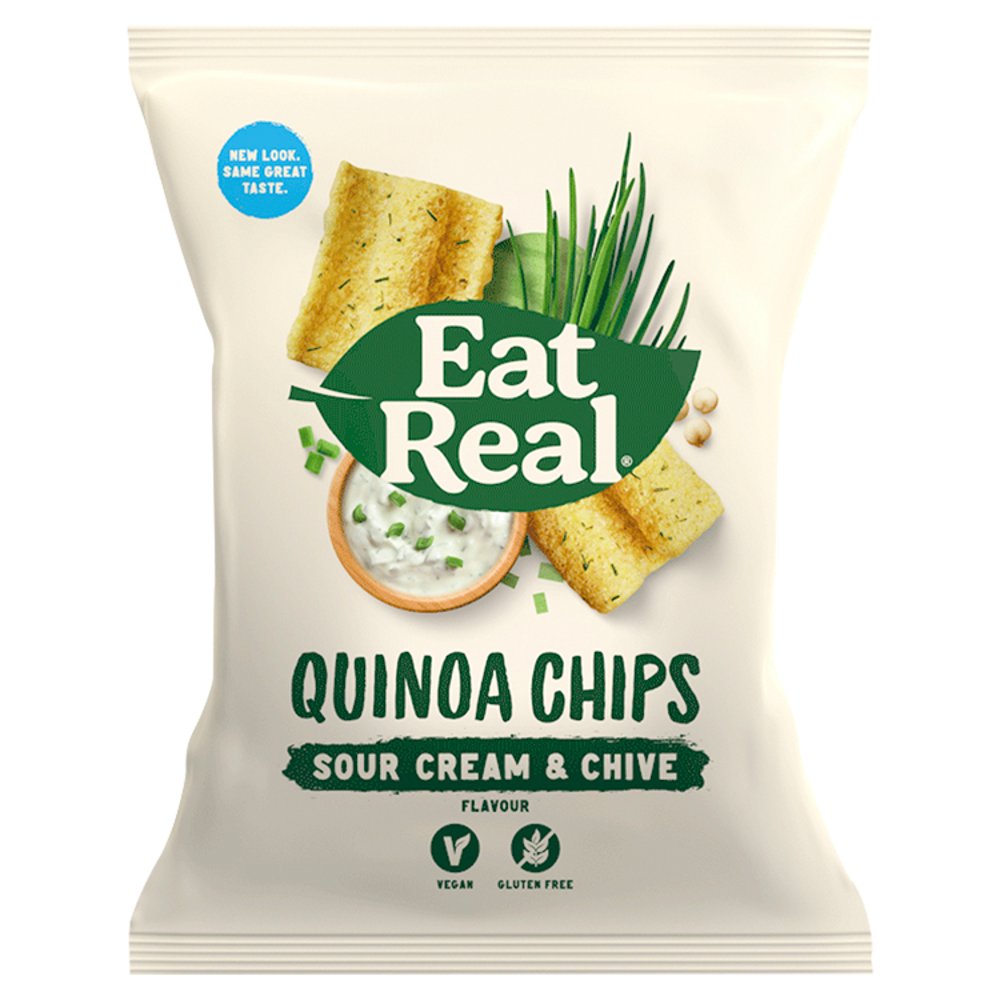 Eat Real Quinoa Chips Sour Cream & Chive Flavour 30g