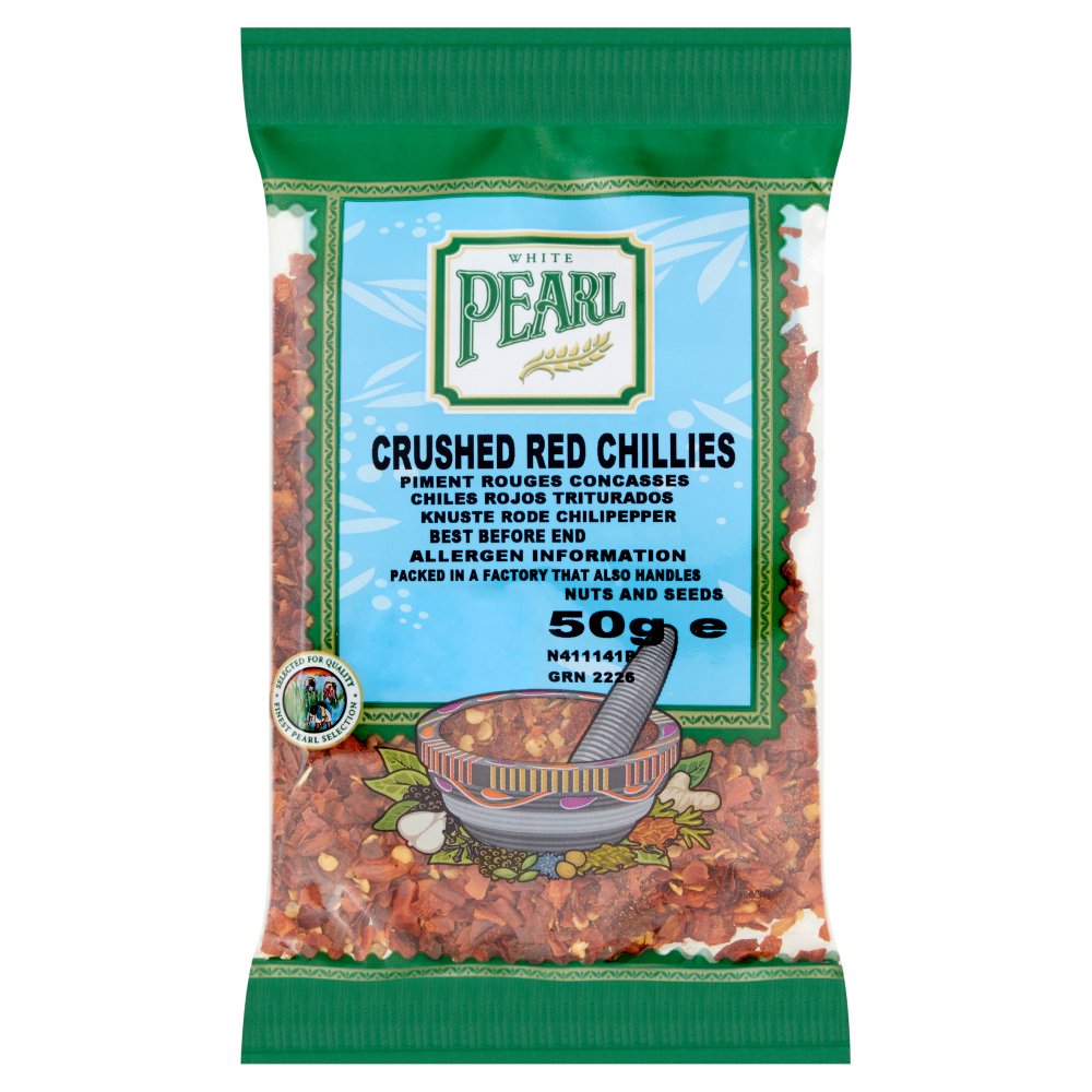 White Pearl Crushed Red Chillies 50g