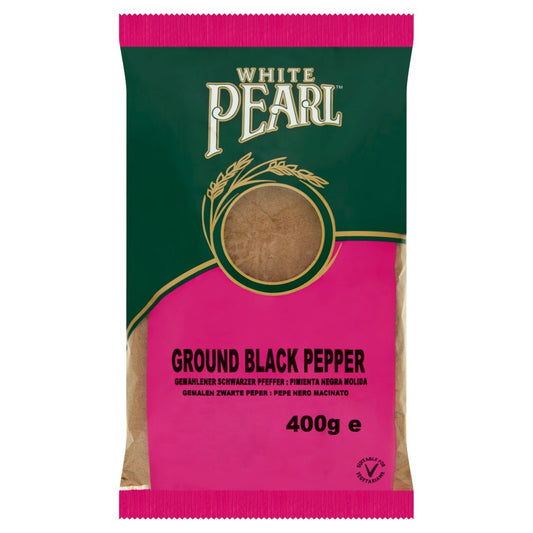 White Pearl Ground Black Pepper 400g